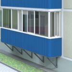 отделка балконов